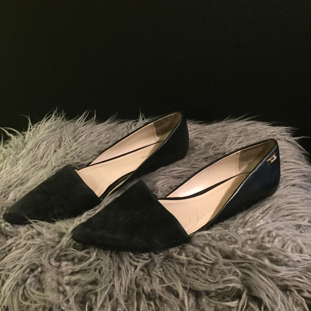 Black Calvin Klein Flats